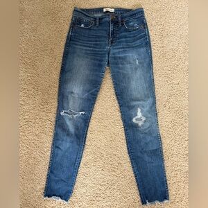 Distressed Madewell Skinny Jeans